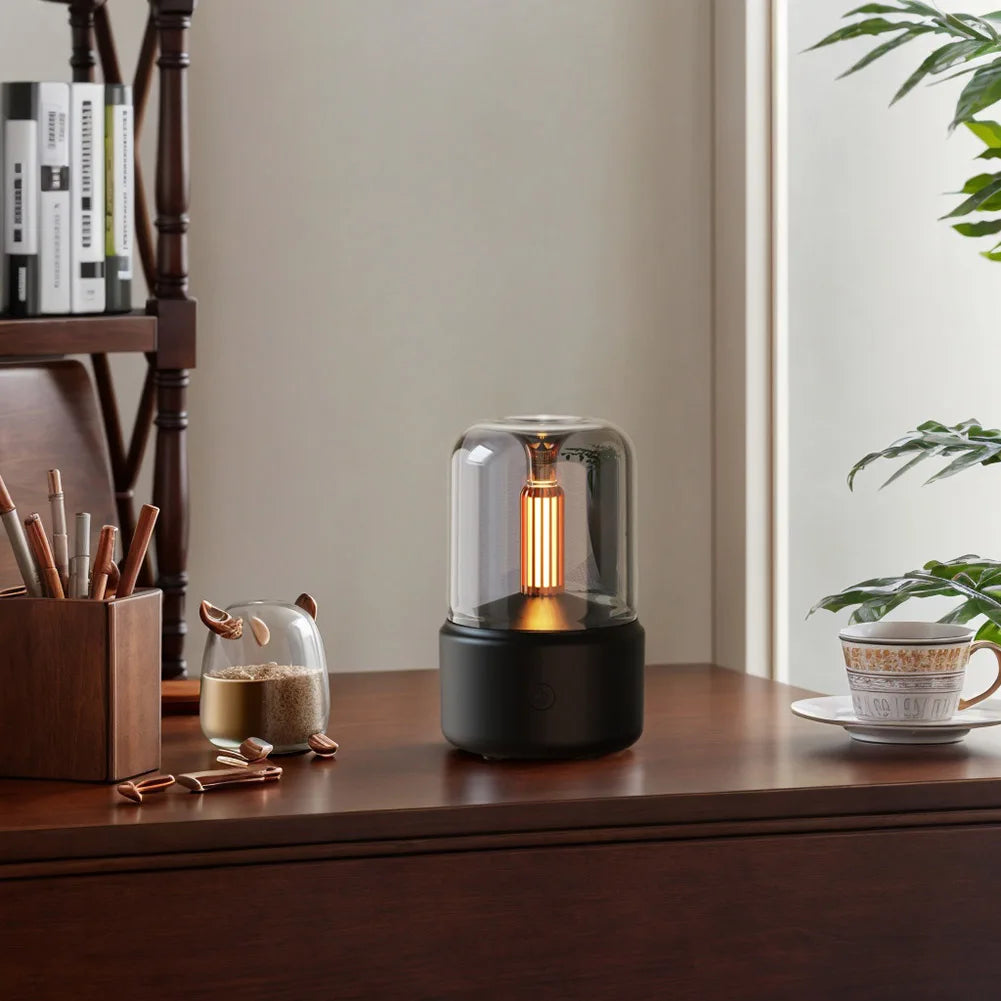 Aromatherapy Diffuser Light Cool Mist Humidifier Auto-Off Portable Diffuser Humidifiers Compact Aroma Diffuser for Home Decor