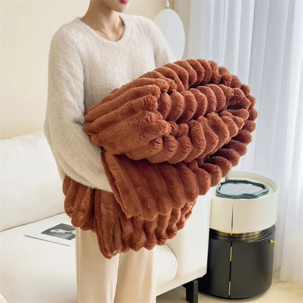 Thick Cotton Blanket – Super Warm & Cozy for Winter
Luxurious handmade blanket, perfect for cold nights. Soft and breathable cotton material, offers warmth and style in any bedroom or living room.